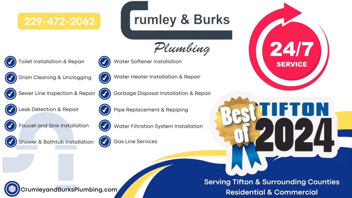 Emergency plumbing service in Tifton